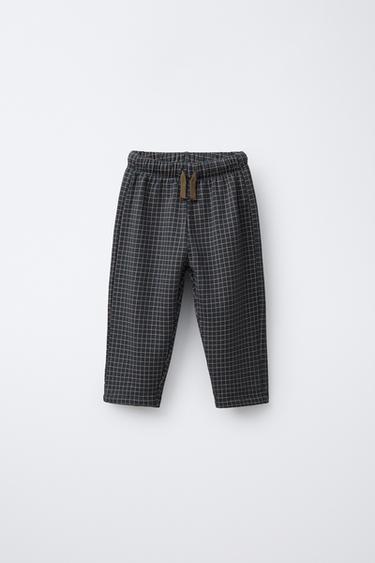 Zara Брюки свободного кроя в клетку