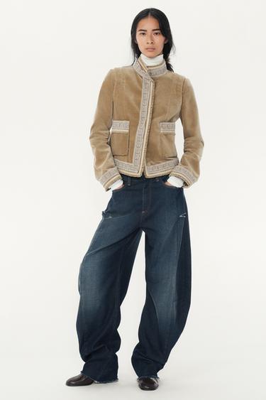 Zara Бархатная куртка — THE ITEM ZARA WOMAN