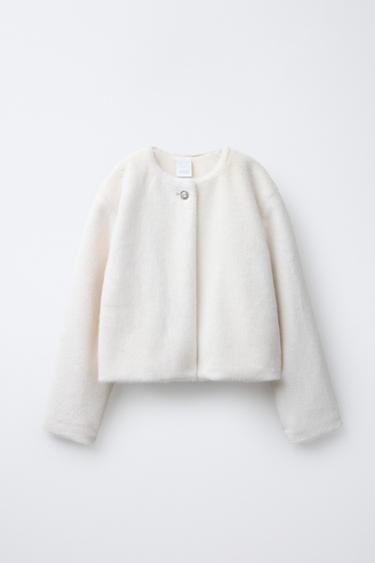 Zara Болеро из искусственного меха