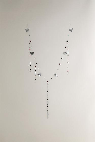 Zara Металлическая бумажная рождественская гирлянда