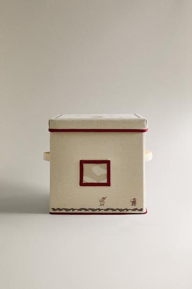 Zara Коробка для хранения новогодних украшений купить с доставкой.