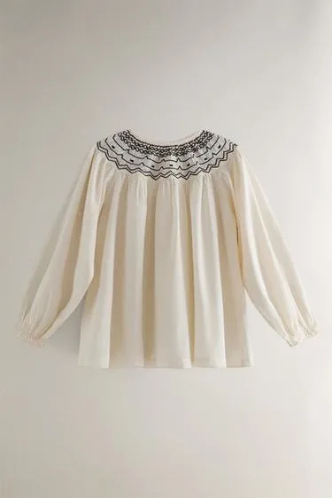 Рубашка сборкой на рождество- Заказать в России