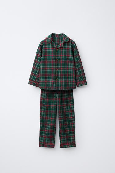 Zara 3–6 лет/ фланелевая пижама в клетку купить с доставкой.