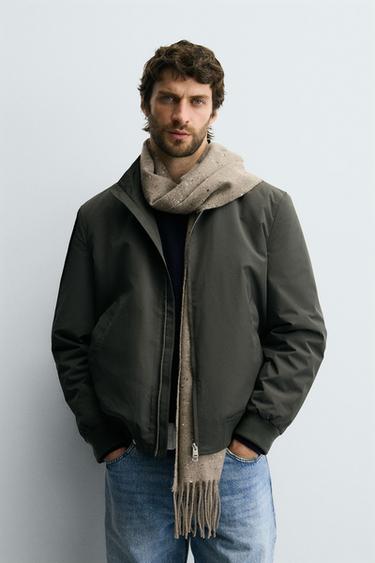 Zara Шарф с рельефной отделкой