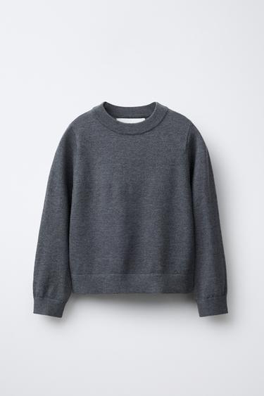 Zara Тонкий трикотажный свитер купить с доставкой.