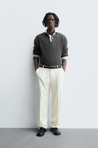 Поло из вязаного полотна с пуговицами- Заказать в России