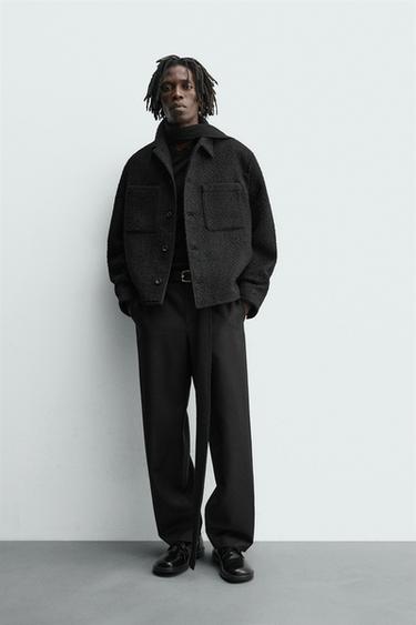 Zara Куртка-рубашка с карманами купить с доставкой.