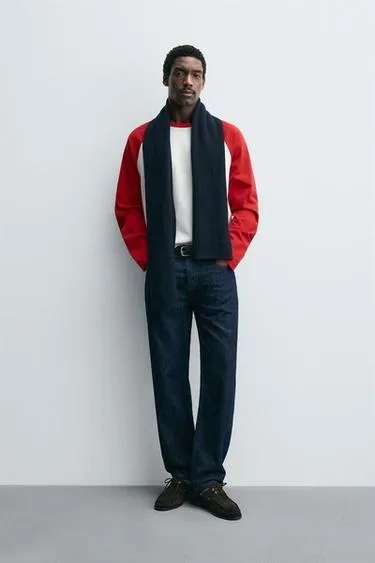 Футболка с цветовыми блоками и рукавом реглан