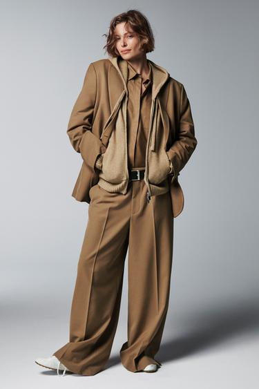 Zara Широкие брюки — ZW COLLECTION