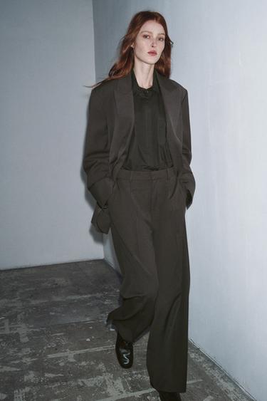 Zara Широкие брюки — ZW COLLECTION