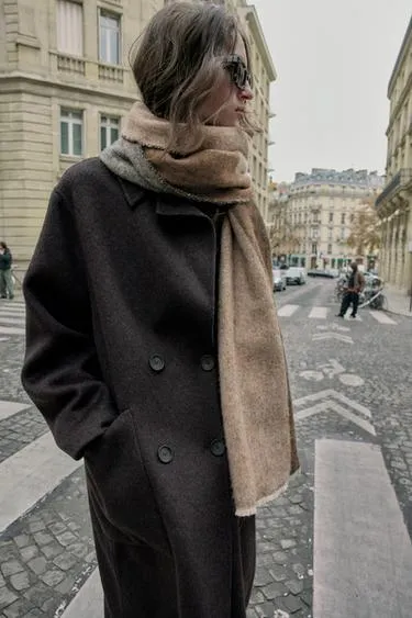 Палантин из жаккарда- Заказать в России