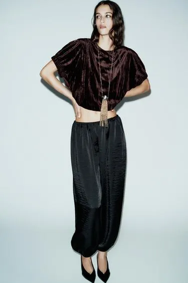 Бархатный топ-баллон