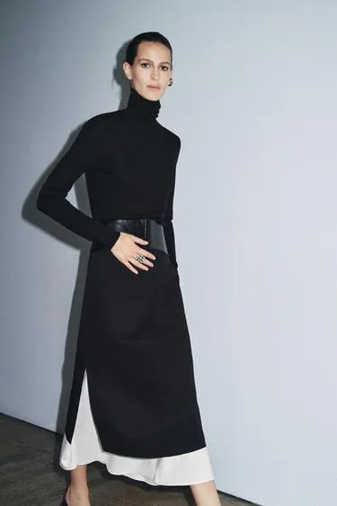 Комбинированная юбка — ZW COLLECTION- Заказать в России