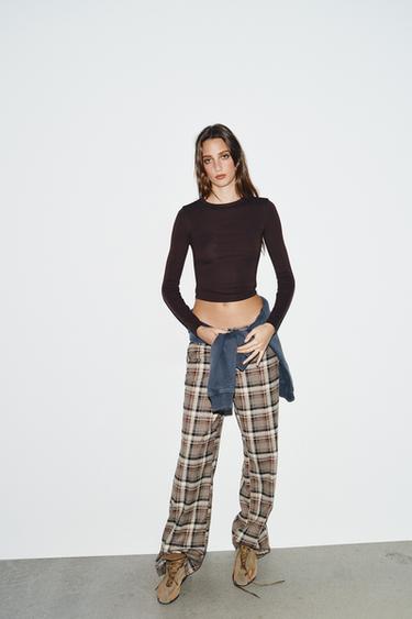 Zara Футболка с длинными рукавами купить с доставкой.