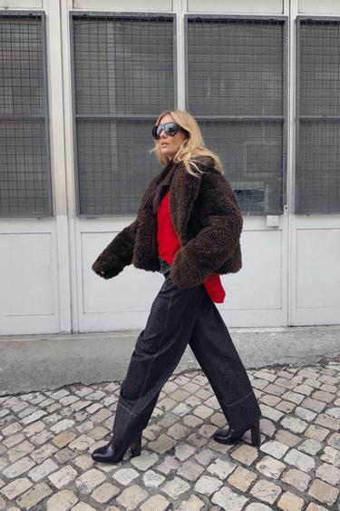 Zara Шерстяной свитер свободного кроя