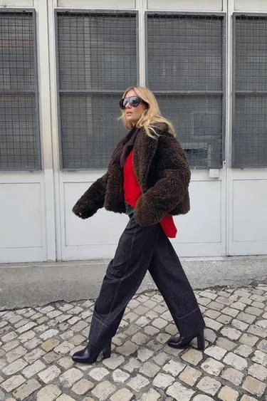 Шерстяной свитер свободного кроя- Заказать в России