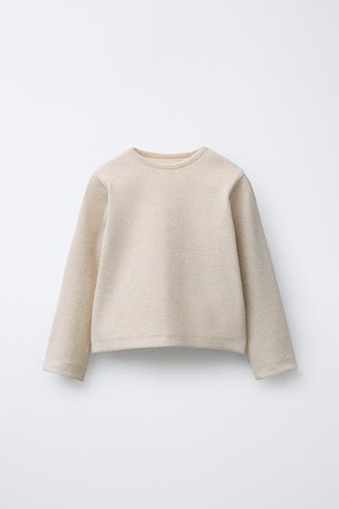 Zara Футболка с блеском и рисунком