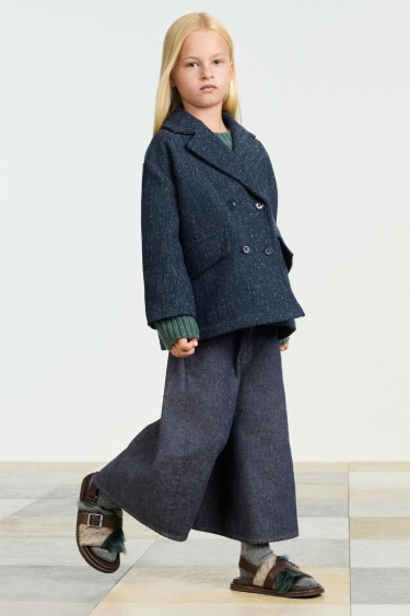 Zara Пальто из меланжевой ткани с лацканами