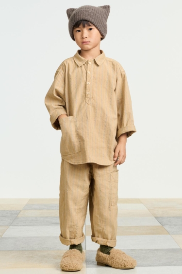 Zara Прямые брюки с полосками 15