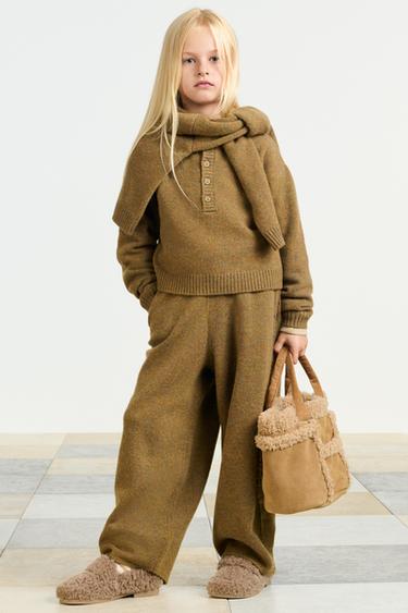 Zara Кофта из шерсти с застежкой на пуговицы