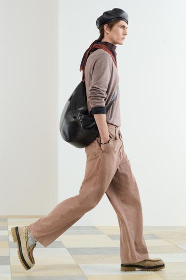 Zara Кожанный браслет с узлами