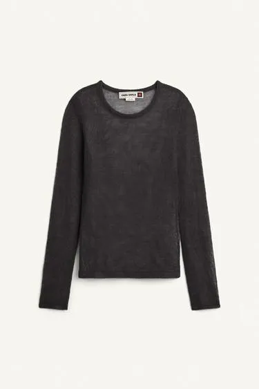 Свитер с круглым воротом ZARA- Заказать в России