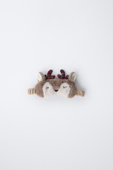 Zara Маска для сна из искусственного меха «олень»