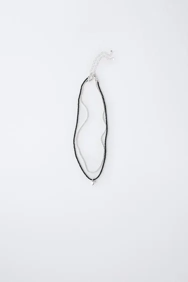 Набор из двух ожерелий с подвеской «сердце»