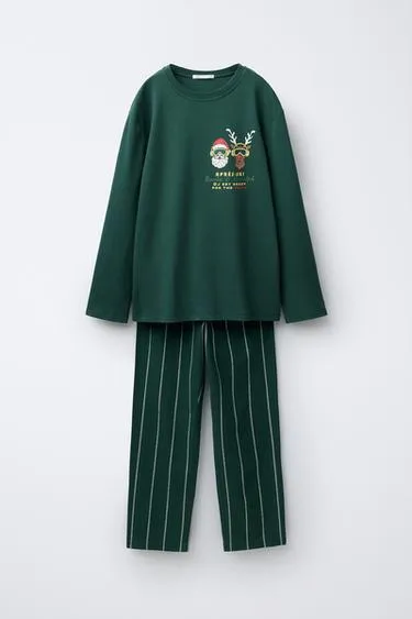 Пижама с полосками для детей от 6 до 14 лет- Заказать в России