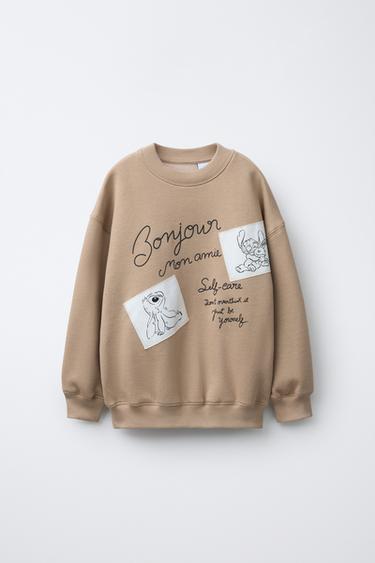 Zara Толстовка с нашивками LILO & STITCH © DISNEY