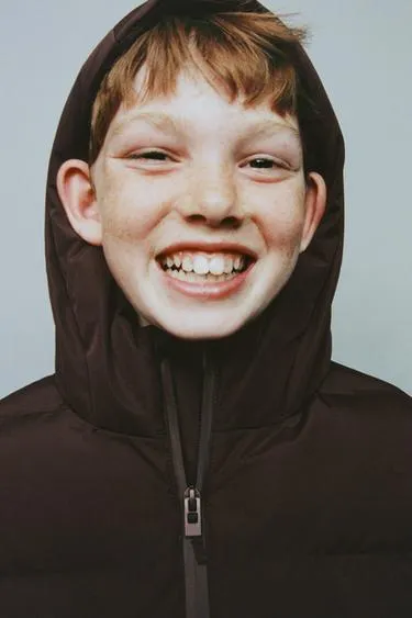 Пуховик WATER REPELLENT с нашивкой