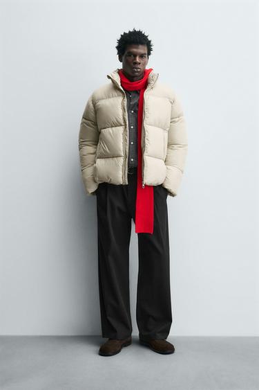 Zara Стеганая куртка WATER REPELLENT купить с доставкой.