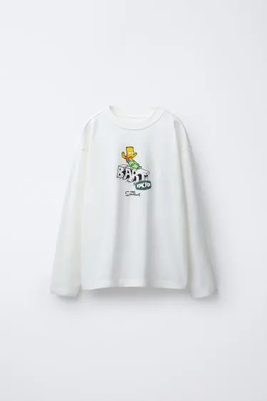 Футболка с принтом BART THE SIMPSONS ™ MATT GROENING- Заказать в России