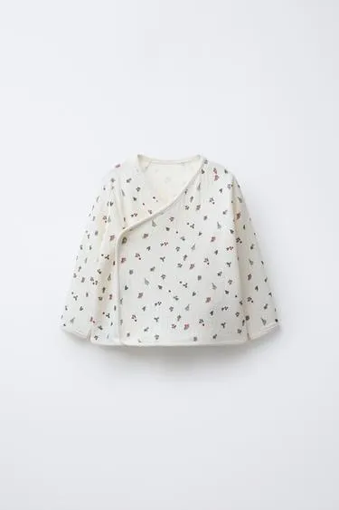 Футболка с принтом «деревья»