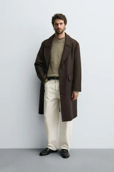 Пальто RELAXED FIT из смесовой шерсти