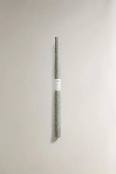 Зимняя блестящая упаковочная бумага с листьями