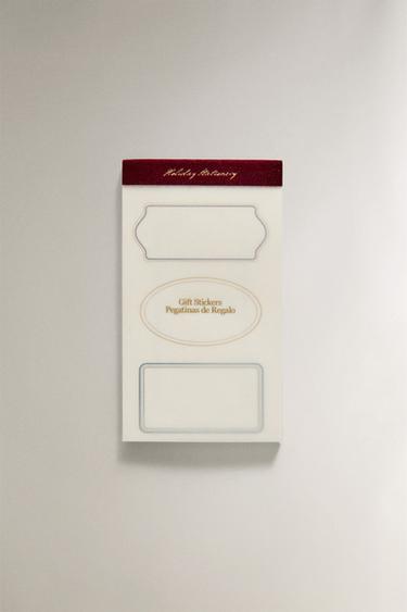Zara Наклейки для новогодних подарков