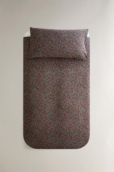 Zara Детское рождественское одеяло с цветочным узором