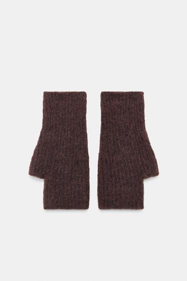 Zara Короткие трикотажные митенки