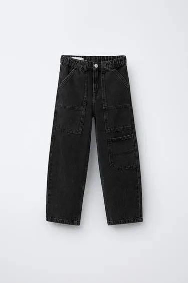 Джинсы BAGGY с карманами