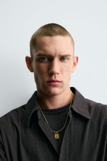 Zara Цепочка с кулонами в виде веревочных звеньев