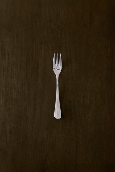 Zara Блестящий стальной рыбный вилы