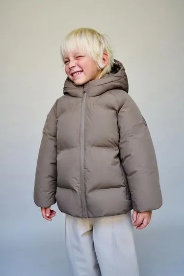 Утепленное пальто с капюшоном WATER REPELLENT