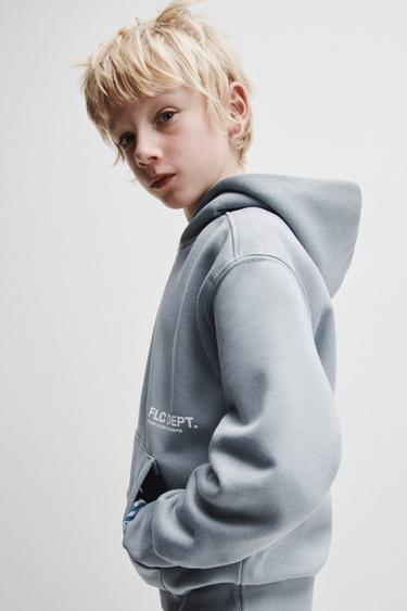 Zara Базовое худи с капюшоном