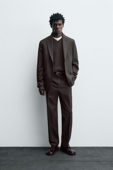 Zara Пиджак из ограниченной коллекции из шерсти 100%