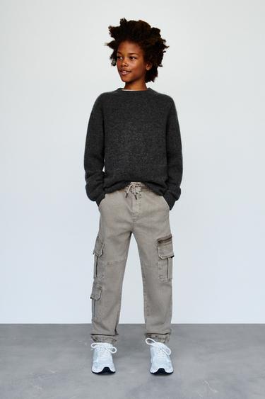 Zara Эластичные брюки-джоггеры с карманами