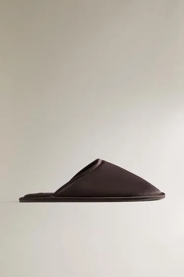 Туфли-сабо из атласа