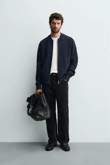 Кардиган из смесового хлопка