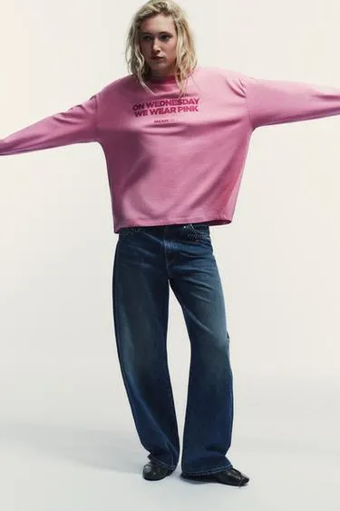 Футболка MEANGIRLS™ с длинными рукавами- Заказать в России