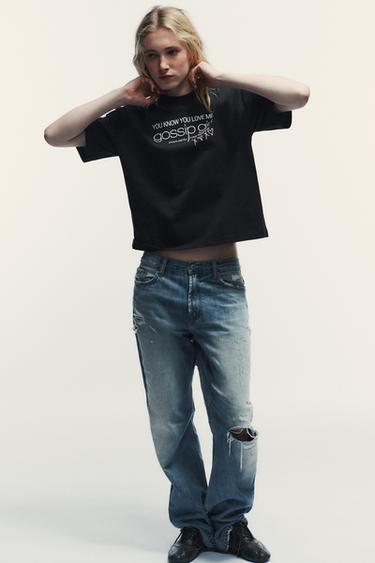 Zara Футболка GOSSIP GIRL™ с короткими рукавами